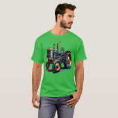 農業用トラクター Tシャツ (正面フル)