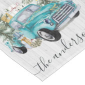 農業用ト素朴ラックのクリスマス|ファミリ名テーブル ショートテーブルランナー (コーナー)