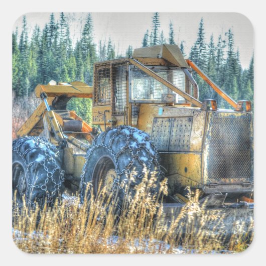 農業用機械、トラクター、バックホー、農業用車両 スクエアシール (正面)