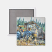 農業用機械、トラクター、バックホー、農業用車両 マグネット (正面/裏面)