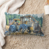 農業用機械、トラクター、バックホー、農業用車両 ランバークッション (ブランケット)