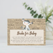 農業用牛書籍ベビーカード エンクロージャーカード (スタンド正面)