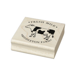 農業用牛 – フレッシュミルク ラバースタンプ
