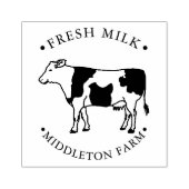 農業用牛 – フレッシュミルク ラバースタンプ (インプリント)