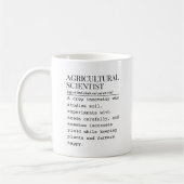 農業科学者 コーヒーマグカップ (左)
