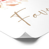 農業誕生日パーティーの好意サイン ポスター (角)