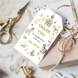 農業誕生日パーティーサンキューギフトラベル ギフトタグ