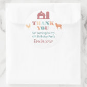 農業誕生日パーティー男女兼用お願い ラウンドシール (バッグ)