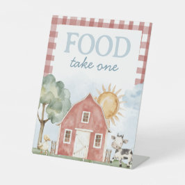 農業食品表看板 台座サイン