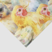 農業鶏の水彩 薄葉紙 (詳細)