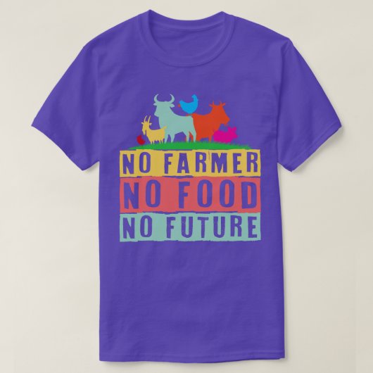 農業4 Tシャツ (デザイン正面)