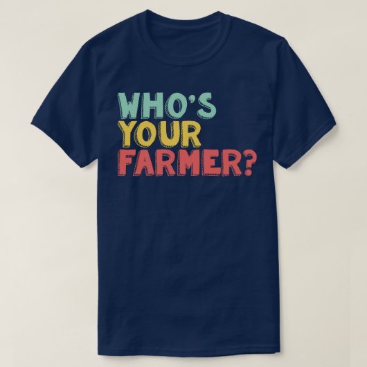 農業6 Tシャツ (デザイン正面)
