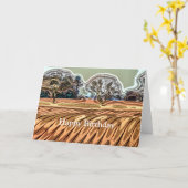 農業 カード (黄色い花)