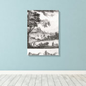 農業 キャンバスプリント (インサイチュ (ウッドフロア))