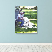 農業 キャンバスプリント (インサイチュ (ウッドフロア))