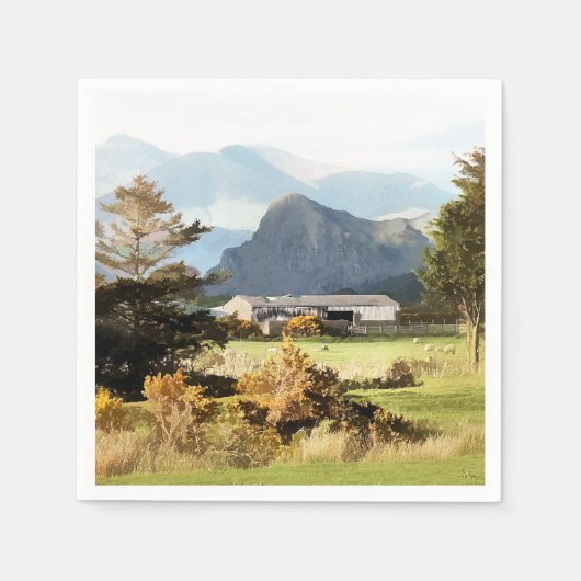 農業 スタンダードカクテルナプキン (正面)