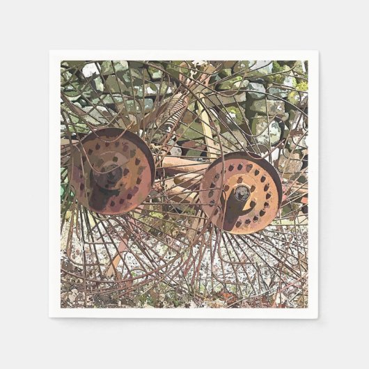 農業 スタンダードカクテルナプキン (正面)