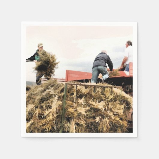 農業 スタンダードカクテルナプキン (正面)