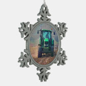 農業 スノーフレークピューターオーナメント (左)