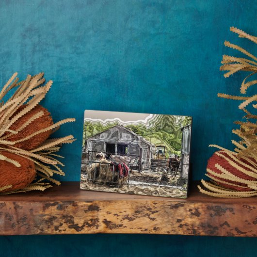 農業 フォトプラーク (側面)