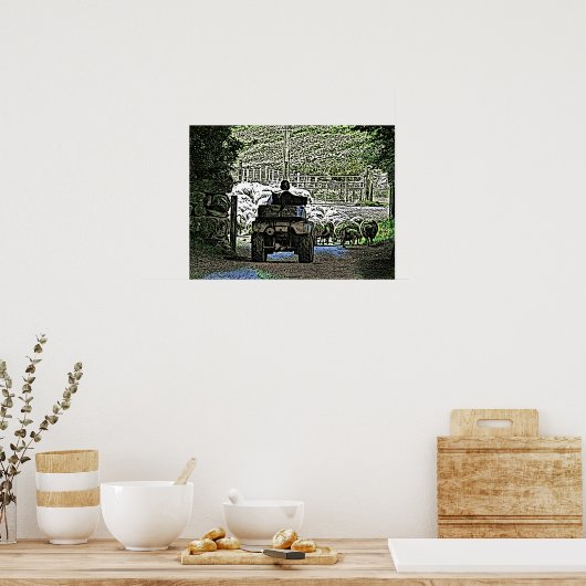 農業 ポスター (キッチン)