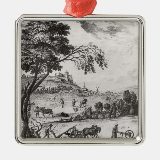 農業 メタルオーナメント (正面)