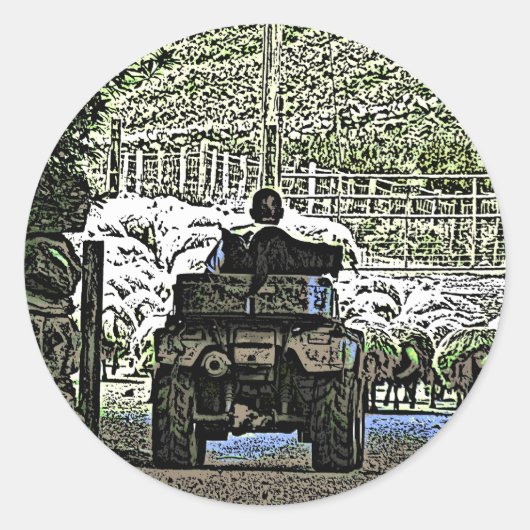 農業 ラウンドシール (正面)