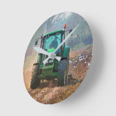 農業 ラウンド壁時計 (傾斜)
