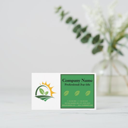 農業 名刺 (スタンド正面)