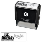 農機材事業トラクタ差出人住所 セルフインキングスタンプ (インサイチュ)