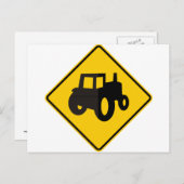 農機械交通標識 ポストカード (正面/裏面)