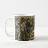 農機販売用農家付き現場販売員 コーヒーマグカップ (左)