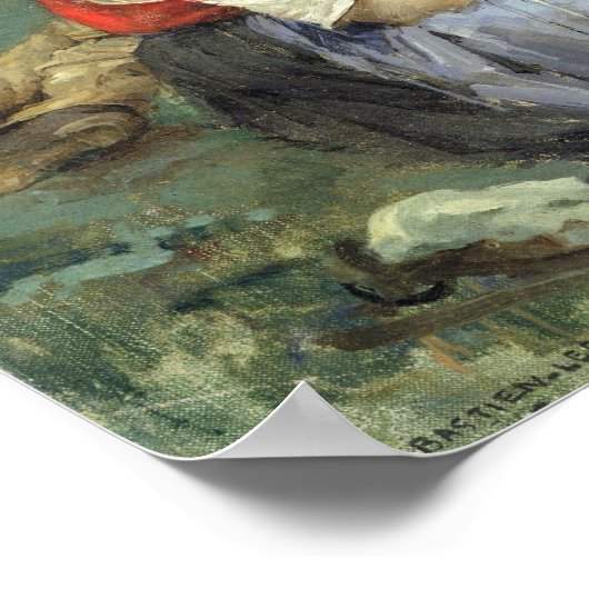 農民の休養, 1877 ポスター (角)