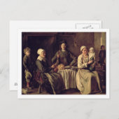 『農民家族』、1642年(キャンバス上に油彩) ポストカード (正面/裏面)