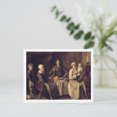 『農民家族』、1642年(キャンバス上に油彩) ポストカード (スタンド正面)