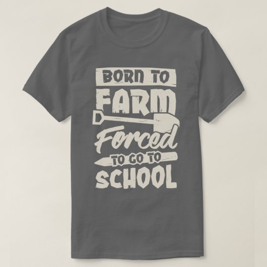 農生まれ業を余儀なくされる Tシャツ (デザイン正面)