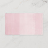 農産動物女の子の赤ちゃんシャワーおむつラッフルカード エンクロージャーカード (裏面)