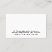 農産物で一杯の木箱 | 農地牽引機 名刺 (裏面)