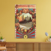 農産物の多い国の縁ど舞台 キャンバスプリント (インサイチュ (リビング))