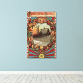 農産物の多い国の縁ど舞台 キャンバスプリント (インサイチュ (ウッドフロア))