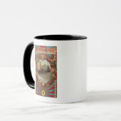 農産物の多い国の縁ど舞台 マグカップ (正面左)