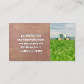 農産物の木箱 | 農家オントラクター 名刺 (裏面)