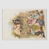 農産物及びヴィンテージ児童広告 薄葉紙 (正面)