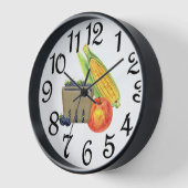 農産物大型クロック 壁時計 (傾斜)