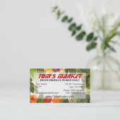 農産物市場の名刺 名刺 (スタンド正面)