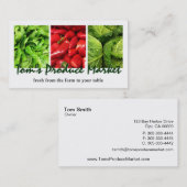 農産物市場の名刺 名刺 (正面/裏面)