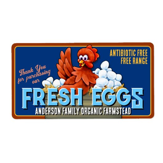 農産生卵カートンラベル ラベル (正面)