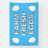 農産生卵バナー 横断幕 (縦)