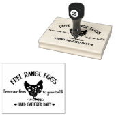 農産生卵フリーレンジ卵カートンスタンプ ラバースタンプ (押印)