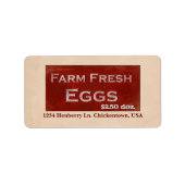 農産生卵ラベル ラベル (正面)